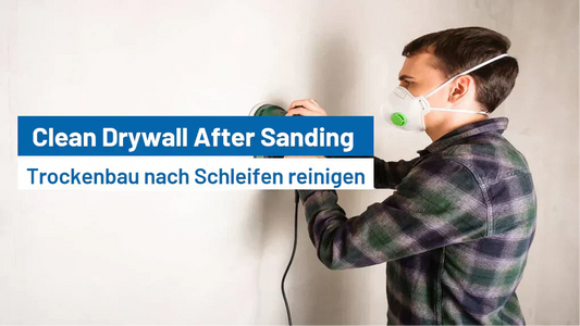 How to Clean Drywall After Sanding?