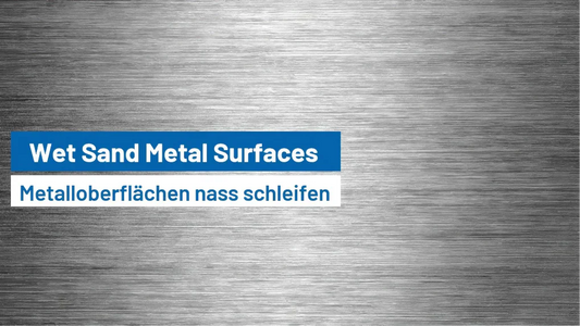 Easy Steps to Wet Sand Metal Surfaces