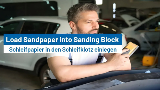 How to Properly Load Sandpaper into Your Sanding Block?
