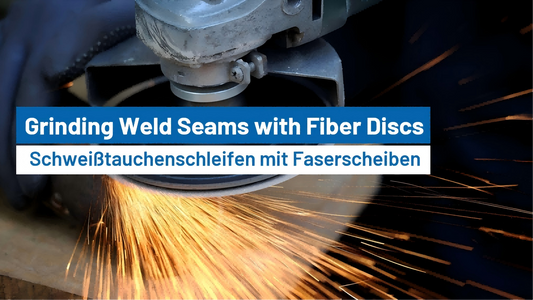 Schweißtauchenschleifen mit Faserscheiben