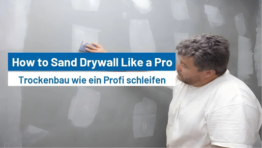 Professional Way to Sand Drywall