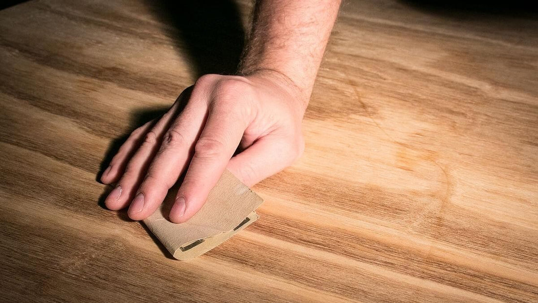 Sanding Veneer and Lacquer with sandpaper