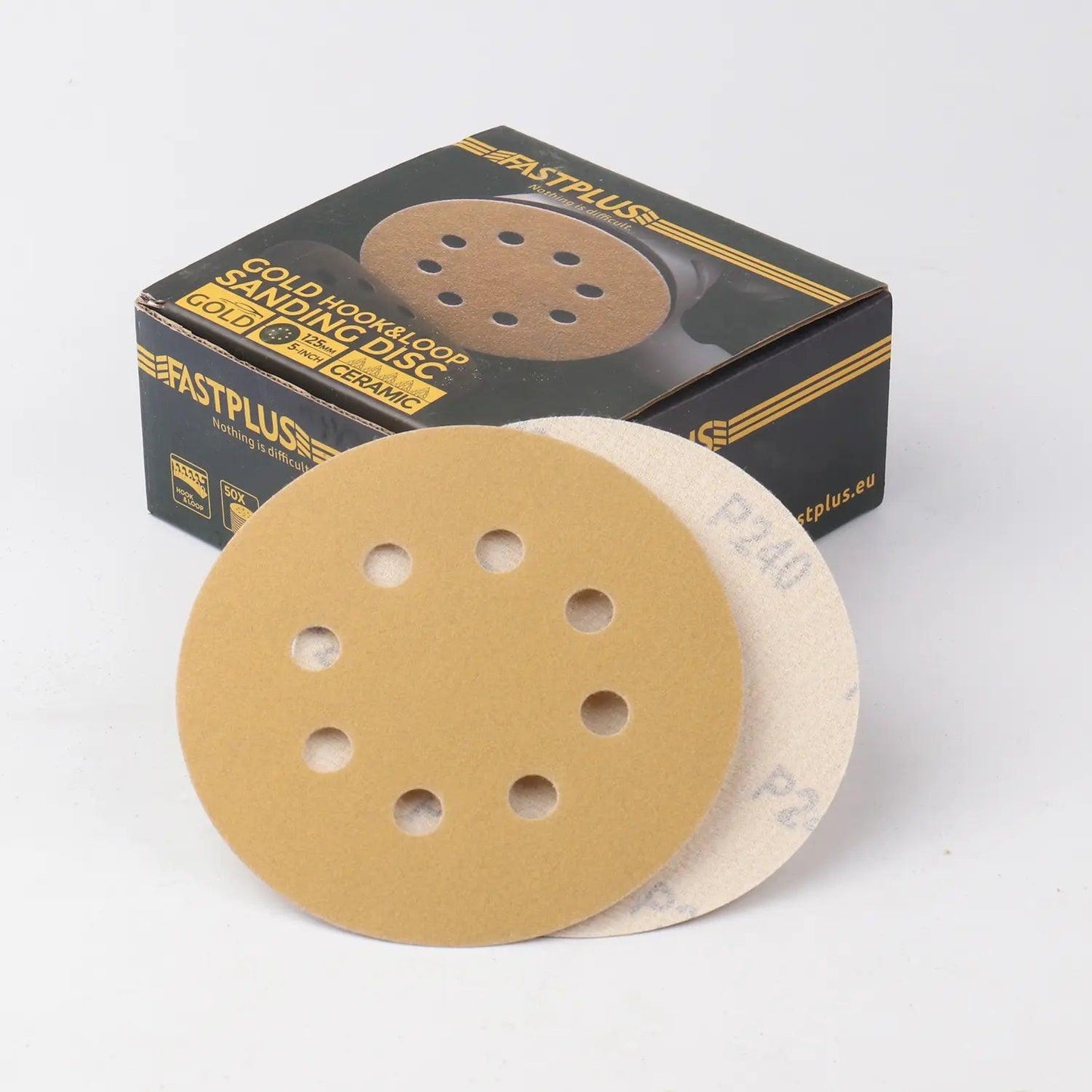125mm Klett-schleifscheiben gold mirka f15 sanding discs fastplus P240