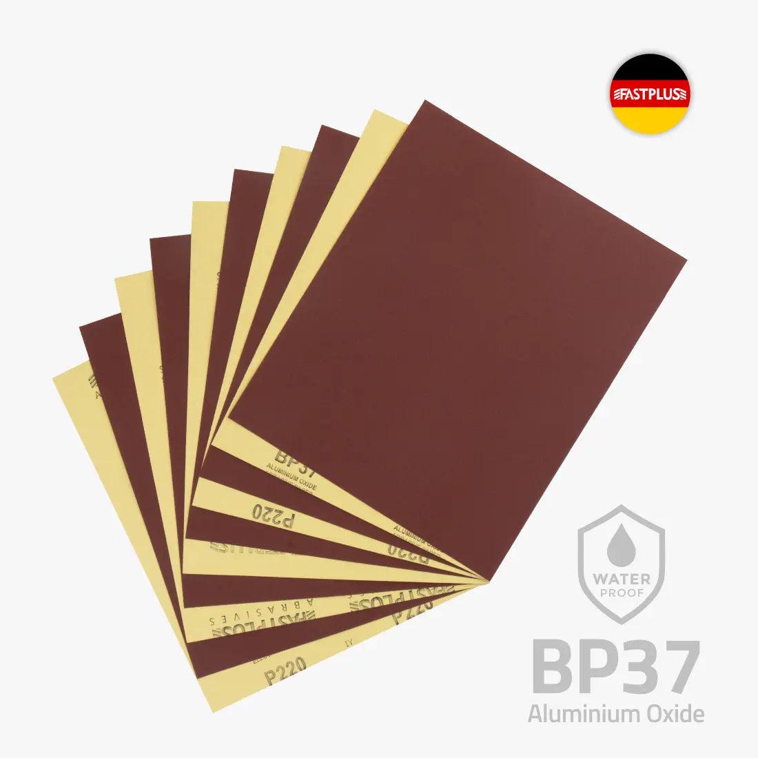 Wasserfestes Schleifpapier BP37 Aluminiumoxid Wet sandpaper sheet-aluminium oxide 230x280mm von fastplus Schleifmittel