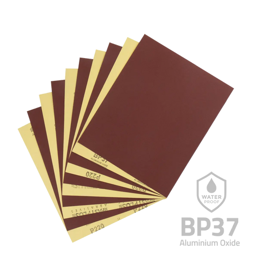 Wasserfestes Schleifpapier BP37 Aluminiumoxid Wet sandpaper sheet-aluminium oxide 230x280mm von fastplus Schleifmittel