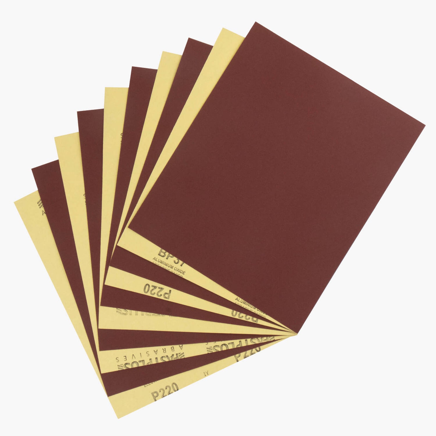 BP37 Wasserfestes Schleifpapier Aluminiumoxid Wet sandpaper sheet aluminium oxide 230x280mm von fastplus Schleifmittel