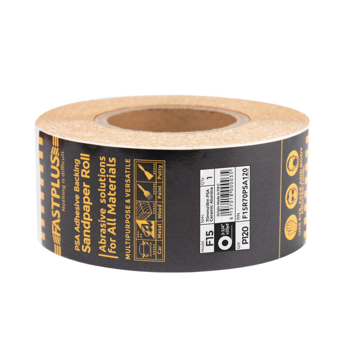 Fastplus PSA Schleifrollen Gold für Longboard | Dura PSA sanding roll for longboard F15 Gold