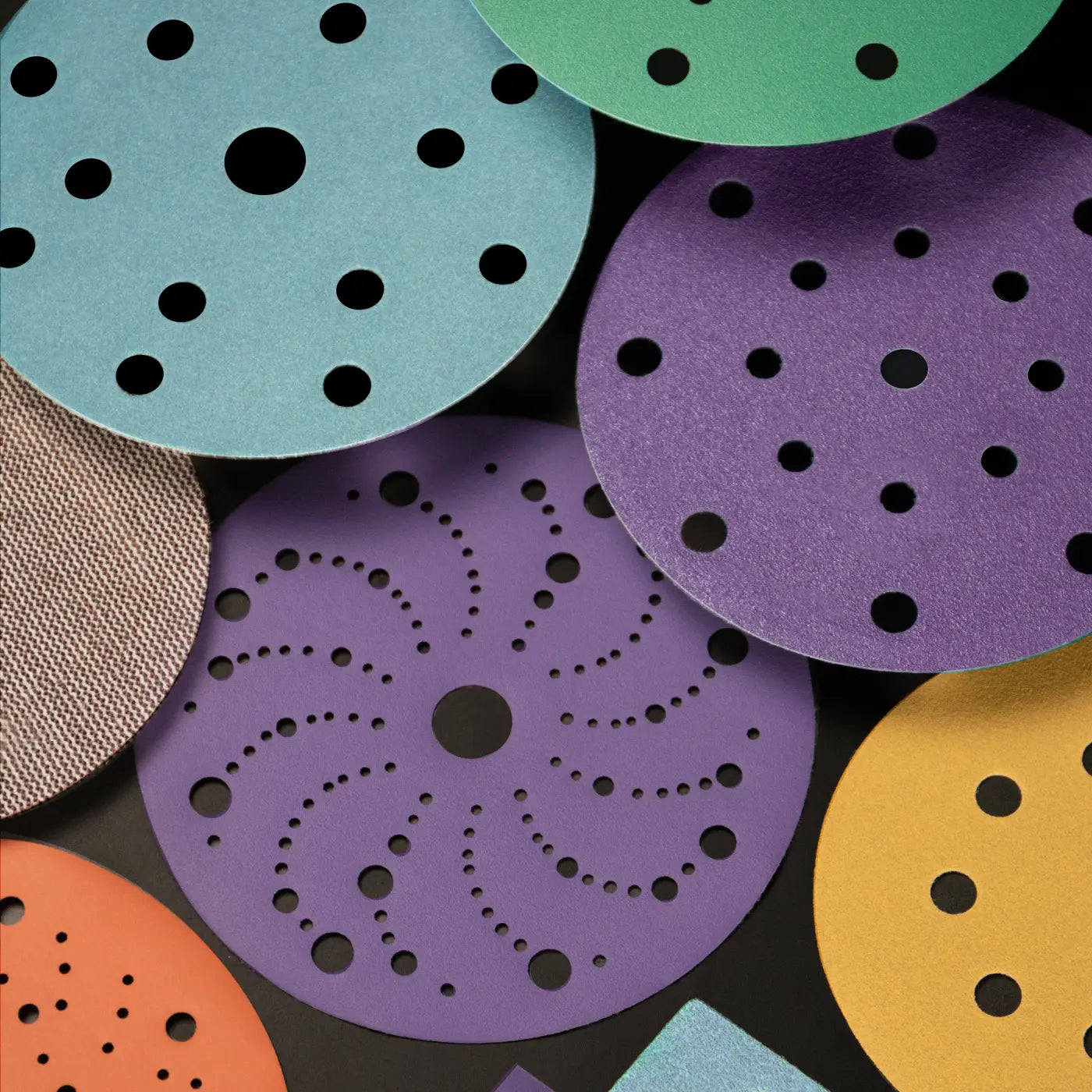 fastplus klett schleifscheiben velcro paper sanding discs Disques abrasifs