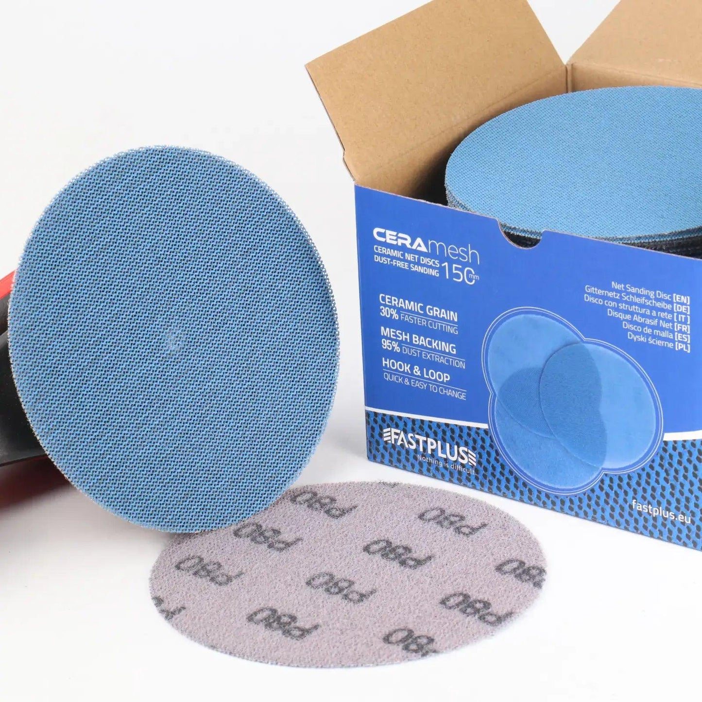 CeraMesh gitternetz schleifscheiben für alle Exzenterschleifer | CeraMesh net sanding discs for all orbital sanders