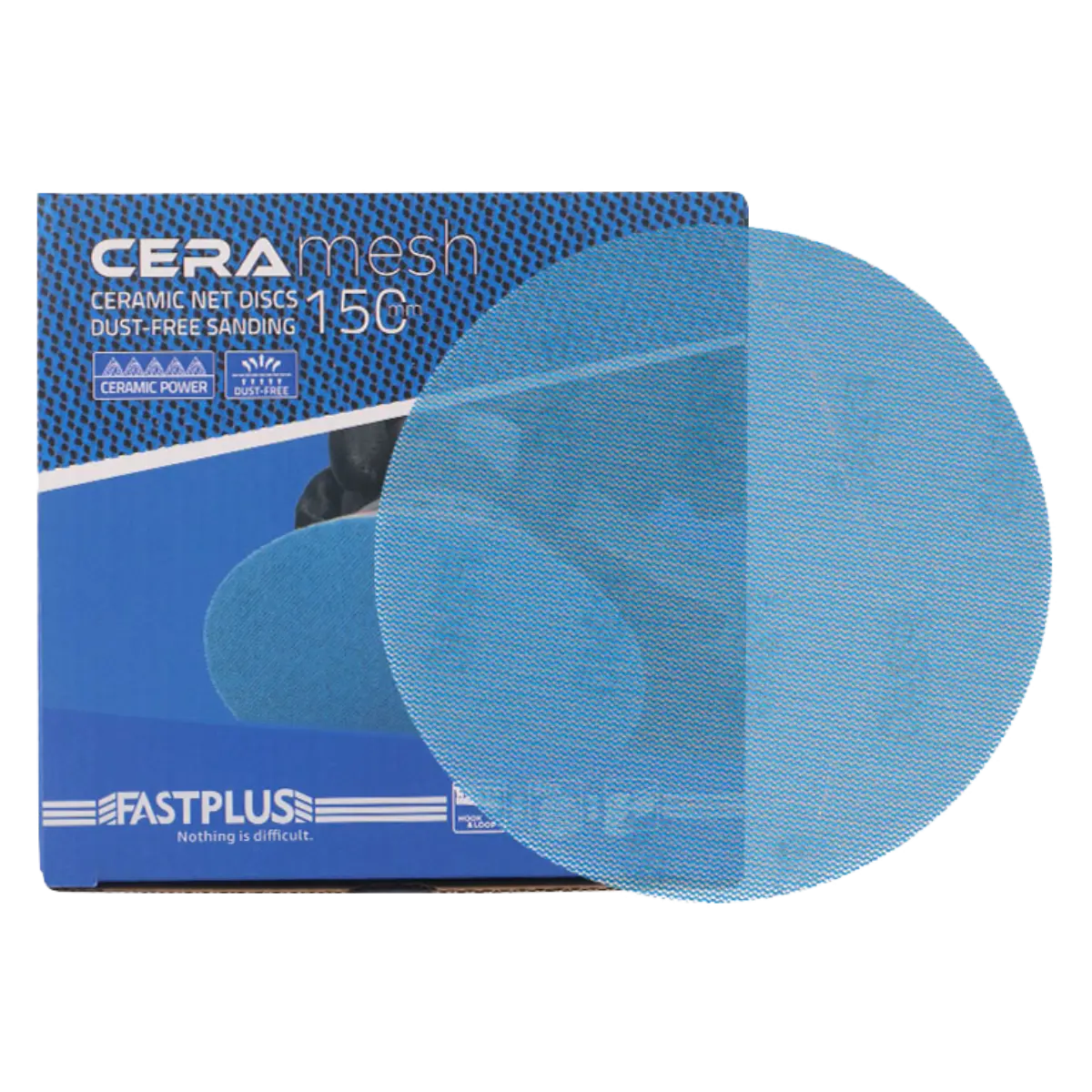 Lot De 50 Disques Abrasifs 125 Mm, Grain 80, Filet Céramique - Pour Ponceuse Excentrique, Meulage Bois Et Métal - Anti-encrassement, Compatibles Mirka/Festool