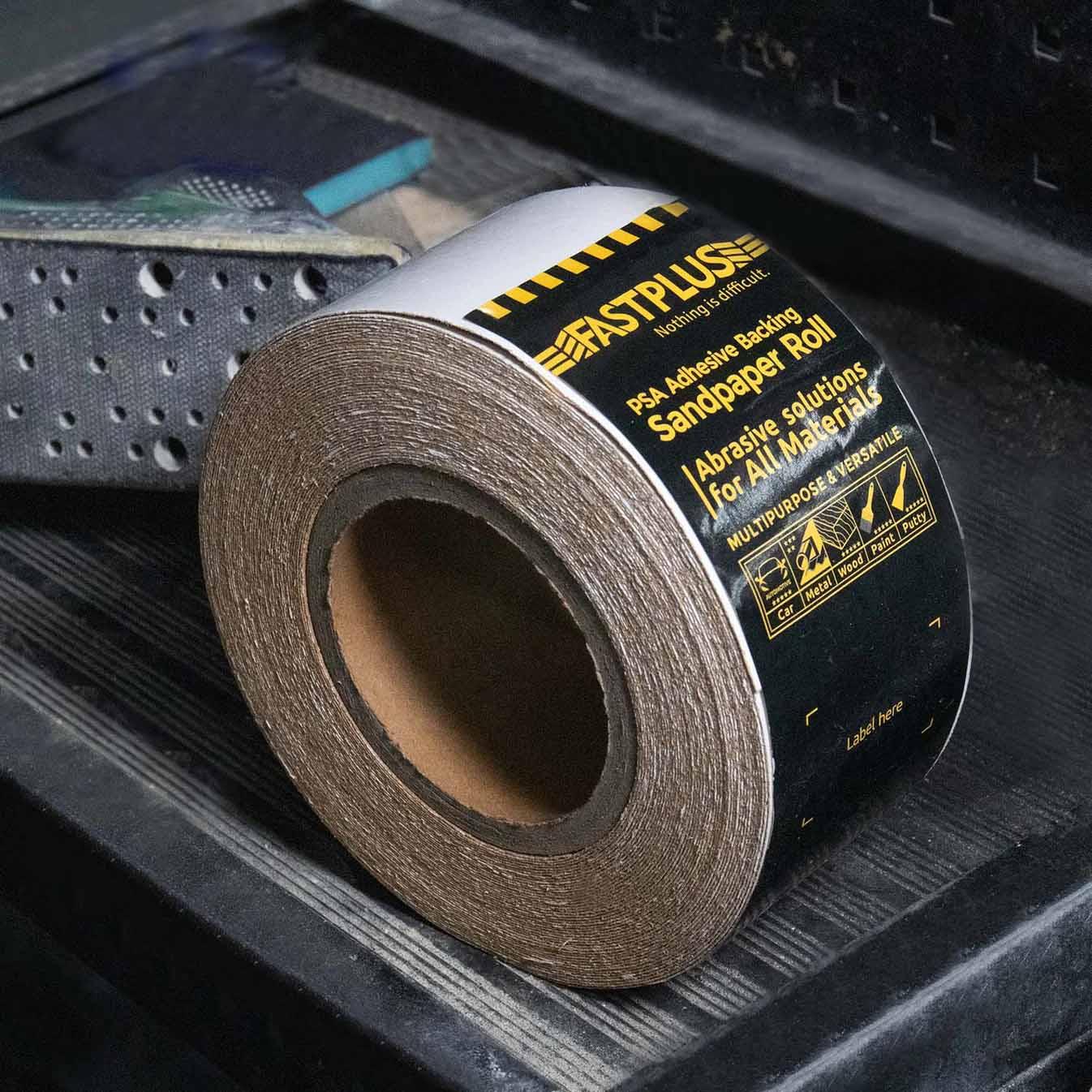 selbstklebendes Schleifpapier F15 Gold für Schleifklotz self-adhesive sandpaper for sanding block fastplus papier sablé autocollant