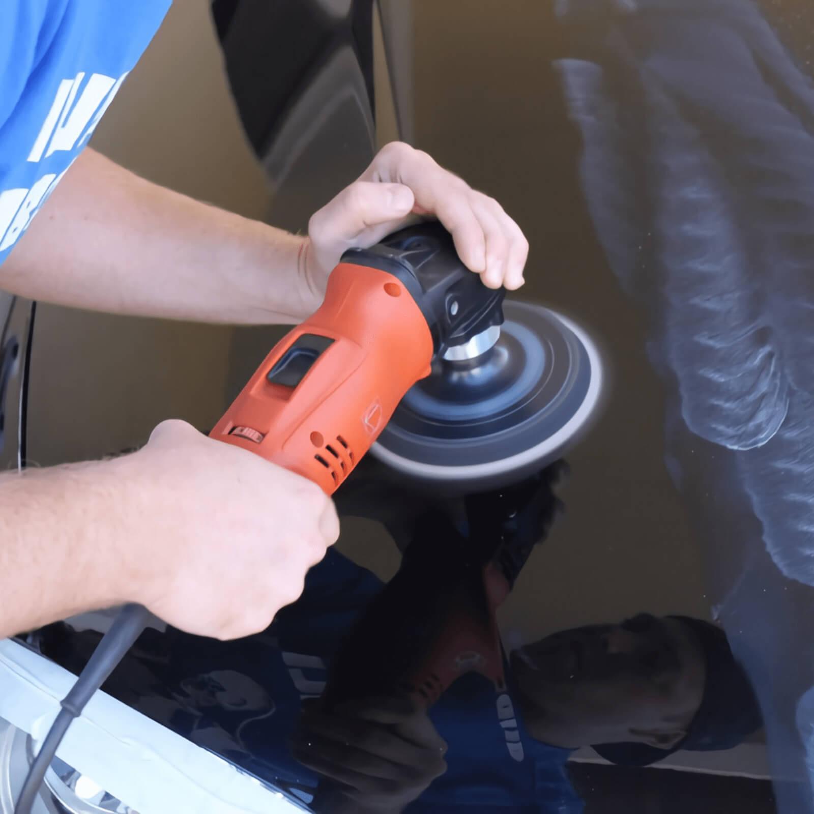 Folienschleifscheibe 150 mm Keramik-Klettverschluss mit 15 Löchern, 50 Stück - Lila Film Sanding Disc 150mm Ceramic Velcro with 15 Holes, 50 pieces - Purple for auto sanding and polishing