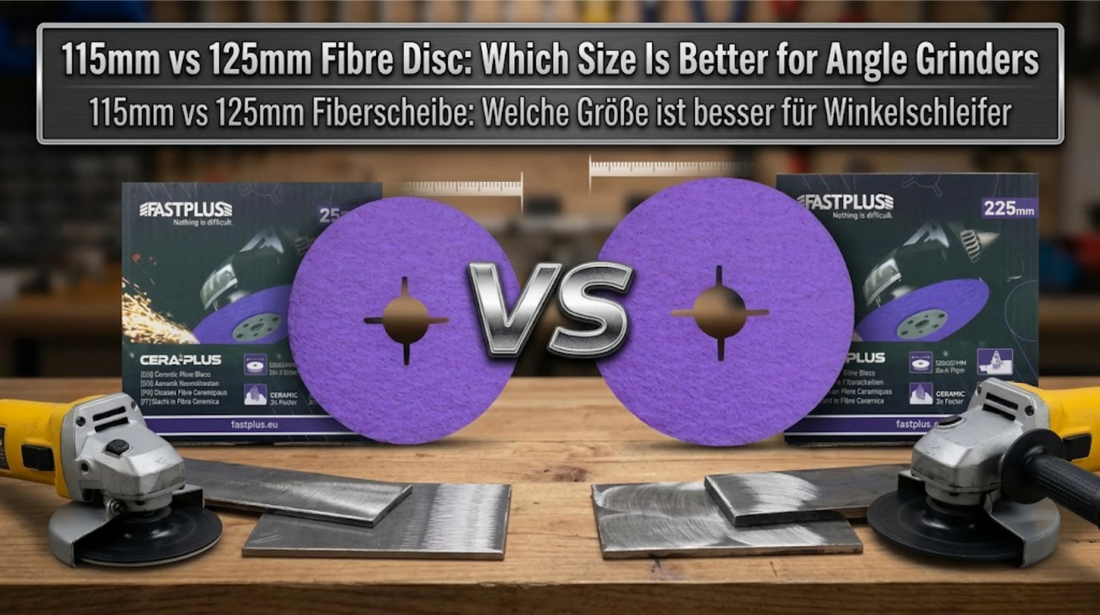 115mm vs 125mm Fiber Disc: Which Size Is Better for Angle Grinders?