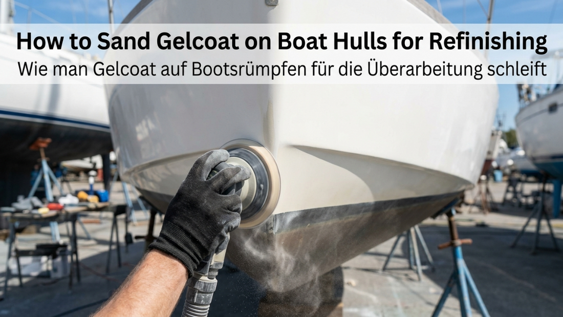 How to Sand Gelcoat on a Fiberglass Boat Hull for Refinishing?