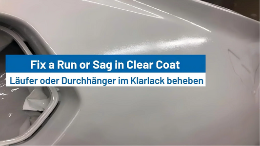 How to Fix Runs or Sags in Clear Coat?