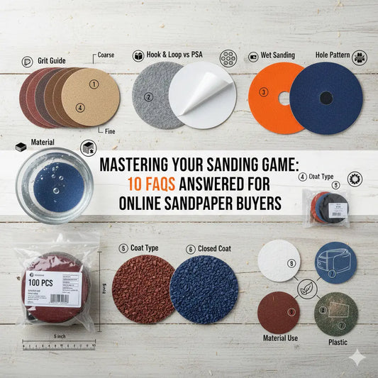 Mastering Your Sanding Game: 10 FAQs Answered for Online Sandpaper Buyers