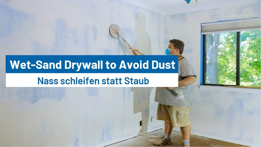 How to Wet-Sand Drywall Without Creating Dust
