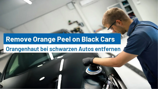 Remove Orange Peel from Black Cars with Wet Sanding