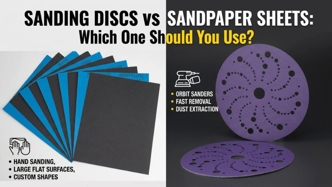 Sanding Discs vs Sandpaper Sheets: Which One Should You Use?