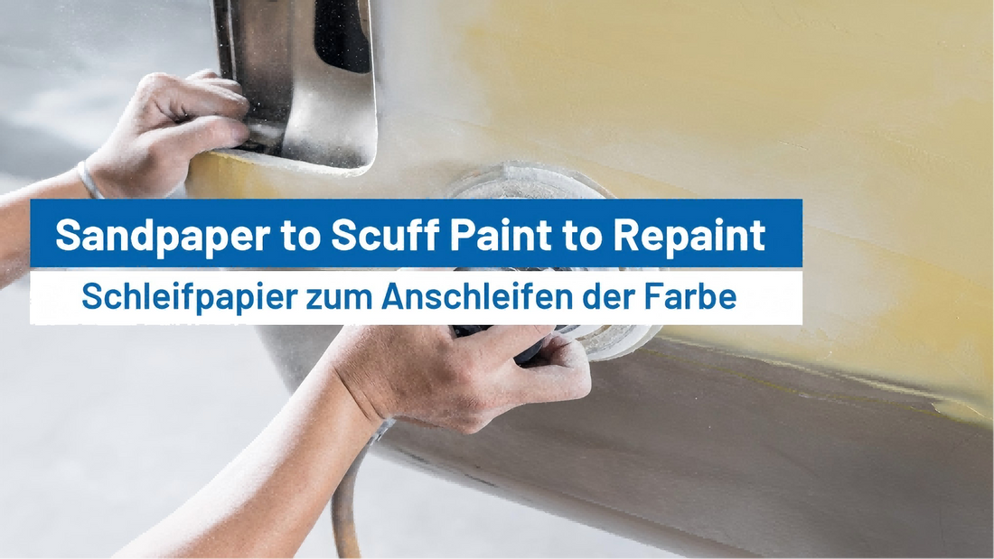 What Grit Sandpaper to Scuff Paint to Repaint?