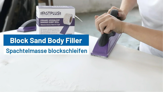 How to Quickly Block Sand Body Filler?