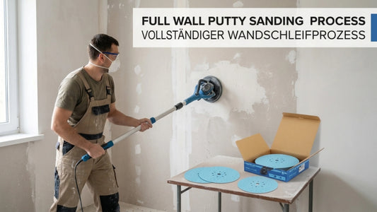 Full Wall Putty Sanding Process: How to Sand Drywall and Prepare Walls Before Painting
