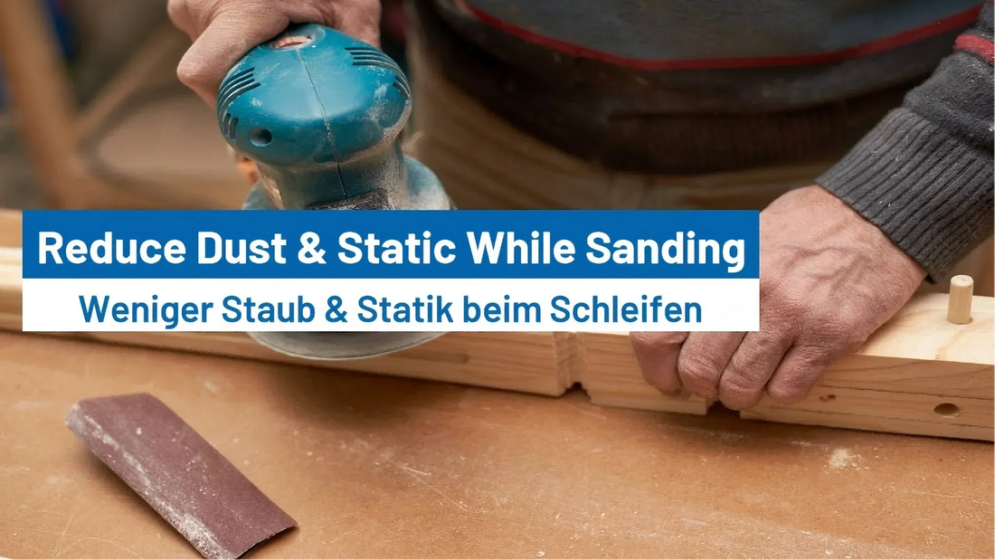 How to Minimize Dust and Static While Sanding?