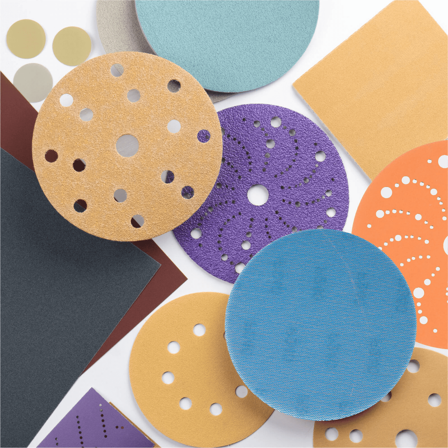 alle Schleifpapiere zum Schleifen und Polieren all sandpapers for sanding and polishing