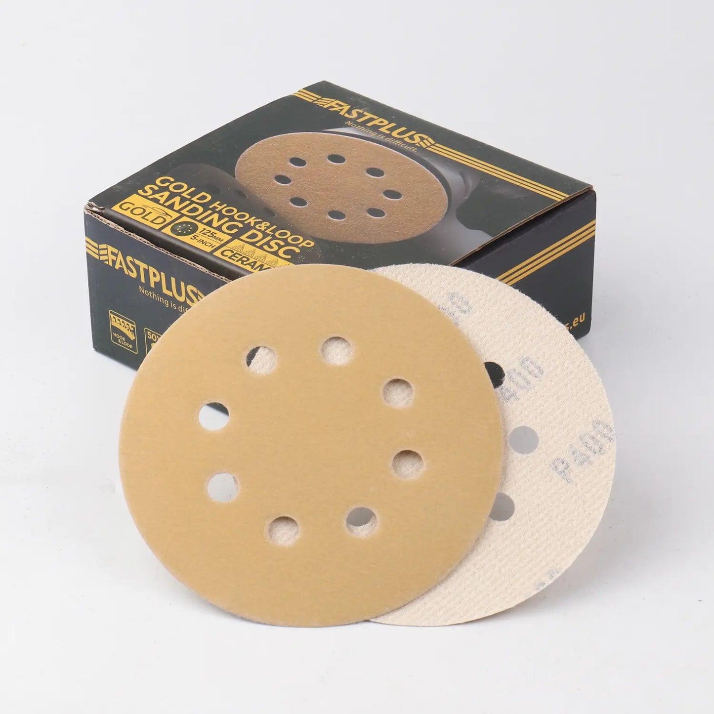 125mm Klett-schleifscheiben gold mirka f15 sanding discs fastplus P400