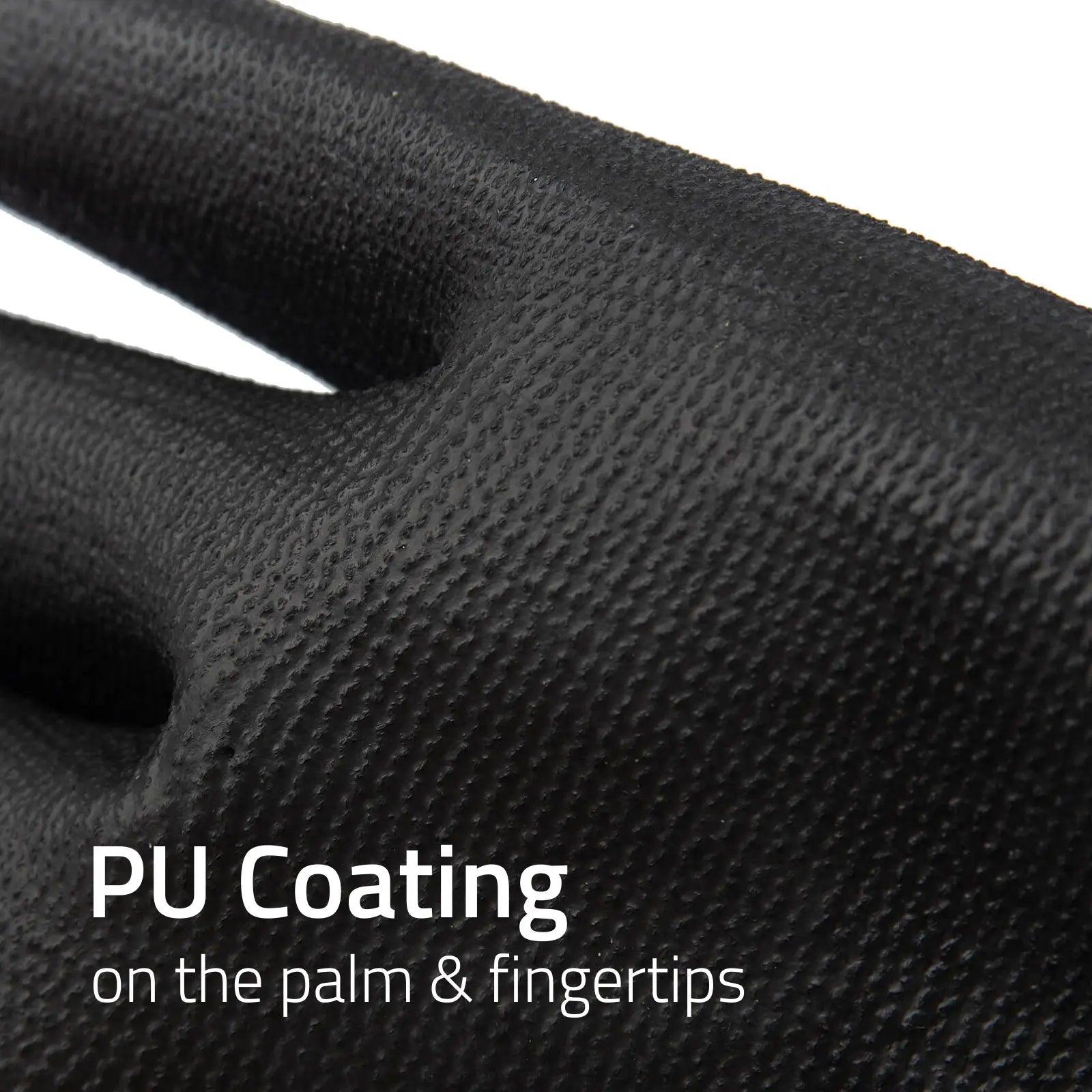 PU-Handfläche Arbeitshandschuhe PU palm work gloves
