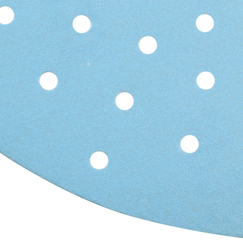 Sanding Discs 225mm x Multi-Hole Blue Ceramic for Drywall & Floor Sanding  F65 – 25 Pack