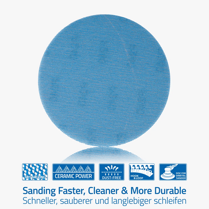 CeraMesh Gitterschleifscheibe Mesh net Sanding Disc for dust-free sanding