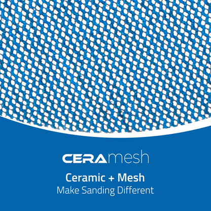 CeraMesh Gitter / Netz Schleifscheibe Mesh net Sanding Disc for dust-free sanding