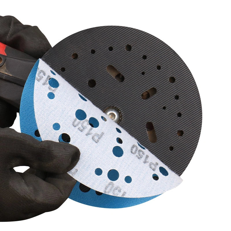Sanding Discs 150mm x 47 Hole Blue Ceramic Adaptative  F65 – 50 Pack