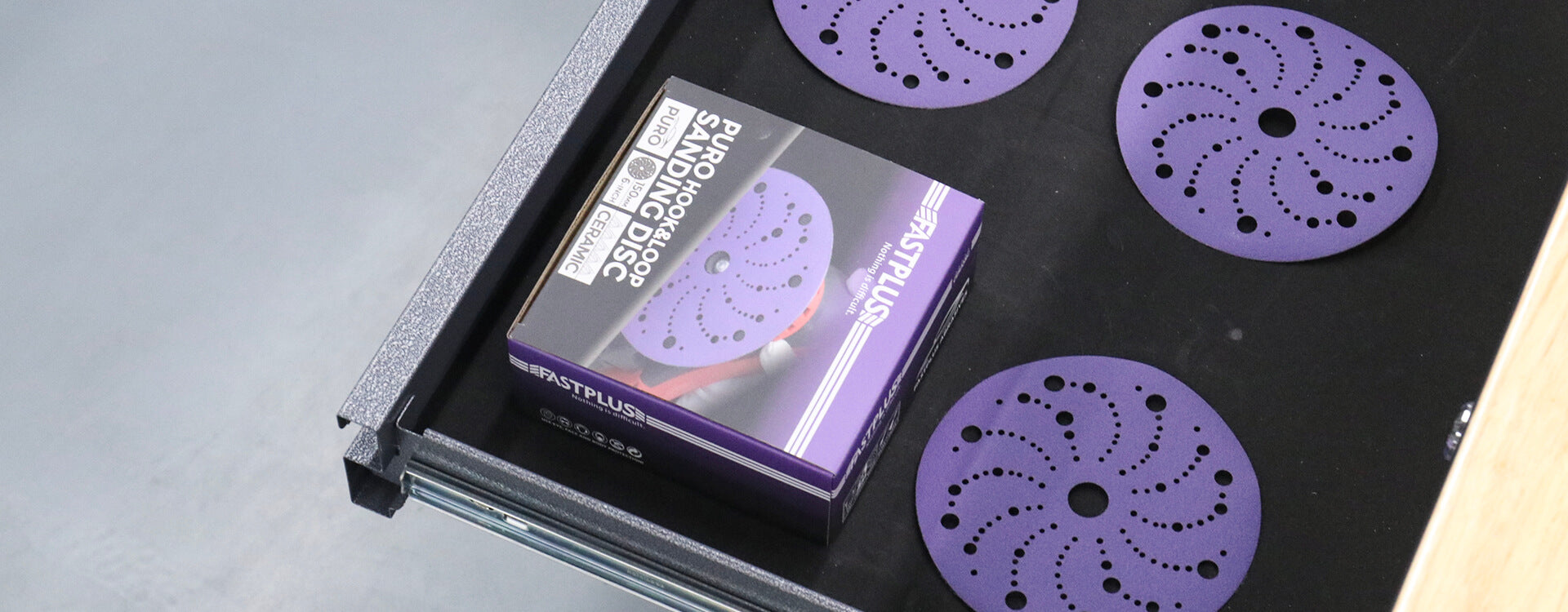 PURO klett-schleifscheiben 150mm fastplus ceramic sanding discs