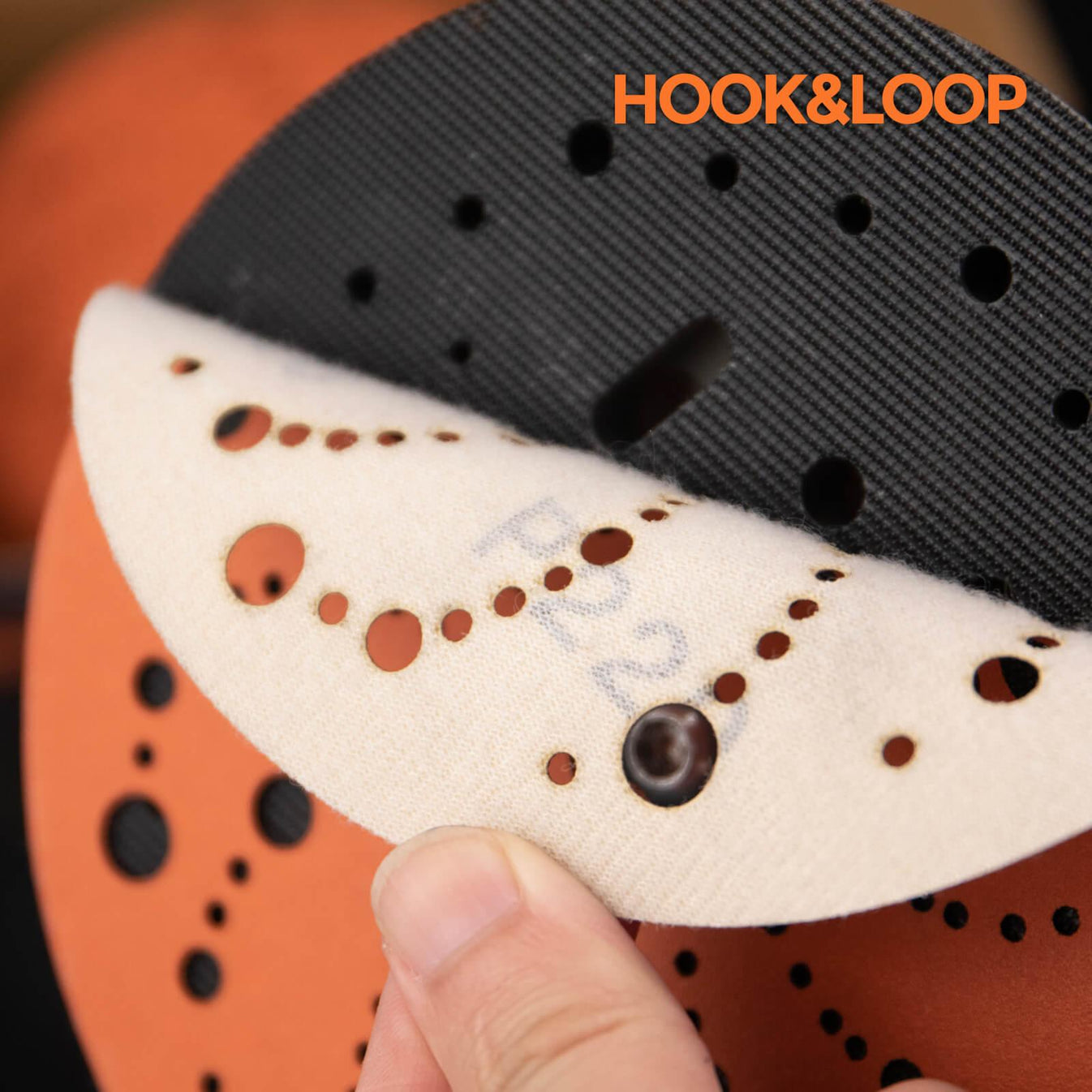 150mm Schleifscheiben Klett - Keramik Schleifpapier 50 Stück 150er Körnung