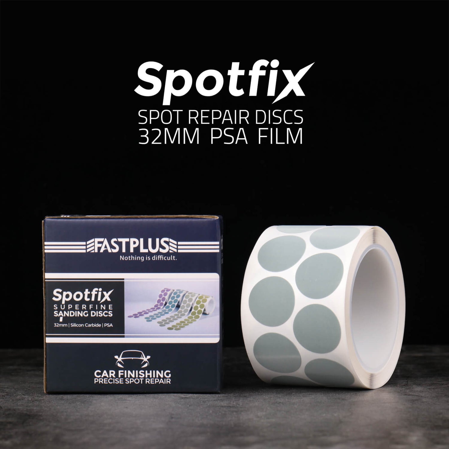 SPOTFIX Spot Repair Film Gänseblümchenscheiben 32mm PSA von fastplus - SPOTFIX spot repair film daisy discs 32mm PSA by fastplus P2000 P3000 P5000 Spotfix Minidisques abrasifs 