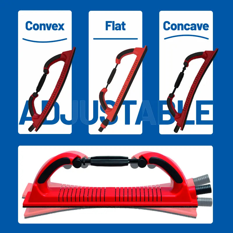 Handschleifklotz kletthaftend Sanding Block 400mm Convex and concave surface adjustable