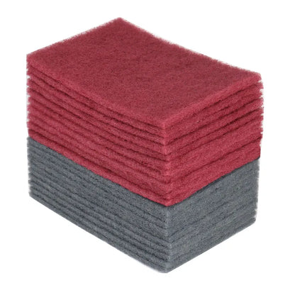 Non-Woven Hand Sanding Sheets 150x230mm Black & Red FNW011 – 20 Pack