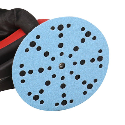 Sanding Discs 150mm x 49 Hole Blue Ceramic for Festool Machine F65 – 50 Pack