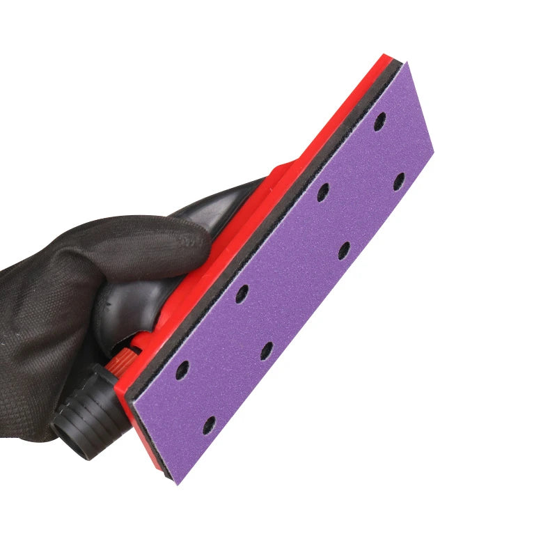 Sanding Strips 70x198mm x 8 Hole Purple Ceramic Velcro – 25 Pack