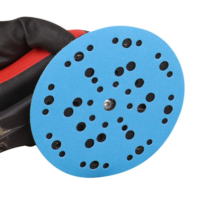 Sanding Discs 150mm x 47 Hole Blue Ceramic Adaptative  F65 – 50 Pack
