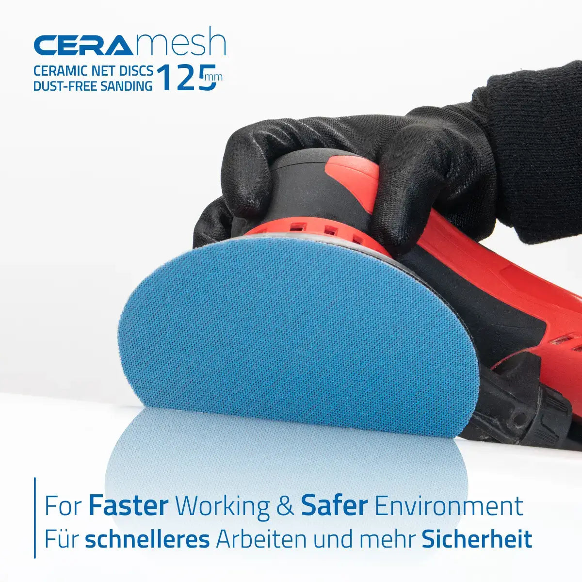 schleifgitter für 125mm exzenterschleifer | net sanding discs for orbital sander 