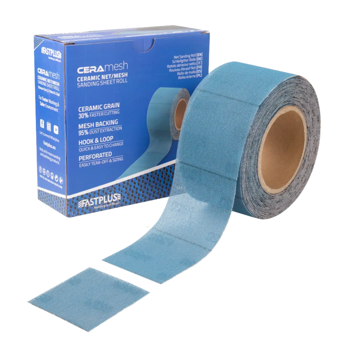 schleifgitter rollen ceramesh net sandpaper roll 70x12m by fastplus.eu