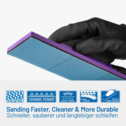 schleifgitter rollen fur handschleifer ceramesh net sandpaper roll for sanding block 70x12m by fastplus.eu